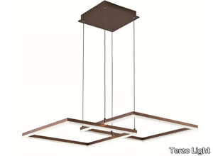 LINUS - LED steel pendant lamp _ Terzo Light