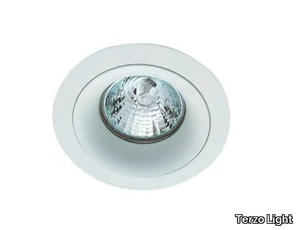 TIM - Recessed LED round aluminium spotlight _ Terzo Light