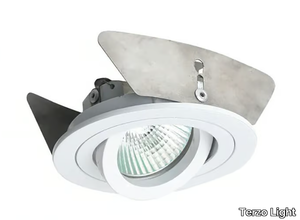 SARA-S - Recessed adjustable aluminium spotlight _ Terzo Light