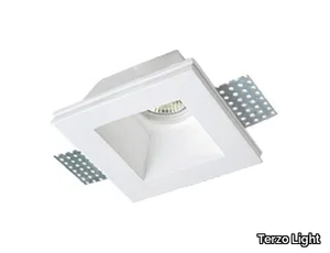 BRADLEY 2 - Recessed square plaster spotlight _ Terzo Light