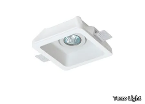 JACK 2 - Recessed square plaster spotlight _ Terzo Light