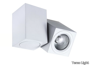 SQUARE 1 - LED adjustable aluminium ceiling lamp _ Terzo Light