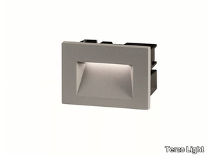 THETA 1 - LED wall-mounted outdoor aluminium steplight _ Terzo Light