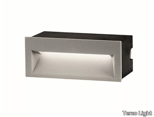 THETA 2 - LED wall-mounted outdoor aluminium steplight _ Terzo Light