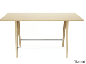 1510 - Rectangular High meeting table _ Thonet