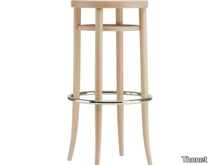 204 MH - High stool with moulded plywood seat _ Thonet