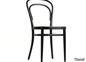 214 - Wood chair with cane work seat _ Thonet