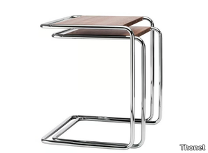 B 97 Pure Materials - Steel and wood side table _ Thonet