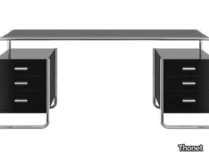 S 285/5 - Rectangular writing desk with drawers _ Thonet