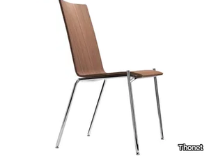 S 164 - Stackable plywood chair _ Thonet