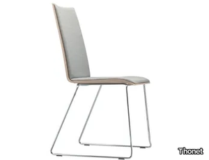 S 184 PST - Sled base upholstered chair _ Thonet