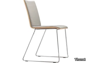 S 182 PST - Sled base upholstered chair _ Thonet