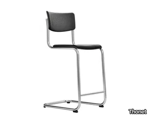 S 43 PVHT - Cantilever upholstered stool _ Thonet