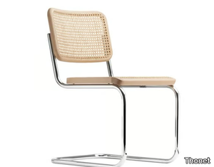 S 32 V - Cantilever chair with supporting synthetic mesh _ Thonet