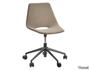 S 661 PVDR - Swivel fabric office chair with 5-Spoke base _ Thonet