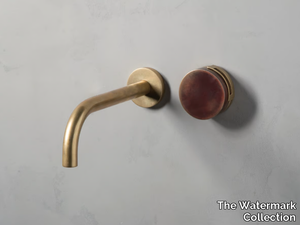 ELEMENTS - 2 hole wall-mounted washbasin tap _ The Watermark Collection