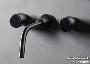 SENSE - 3 hole wall-mounted washbasin tap _ The Watermark Collection