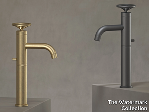 BROOKLYN - Countertop washbasin mixer with aerator _ The Watermark Collection