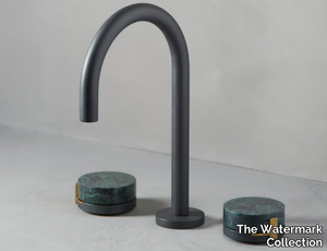 ELEMENTS - 3 hole countertop washbasin tap _ The Watermark Collection