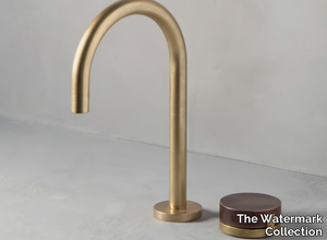 ELEMENTS - 2 hole countertop washbasin tap _ The Watermark Collection