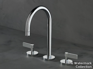 LONDON - 3 hole countertop washbasin tap _ The Watermark Collection