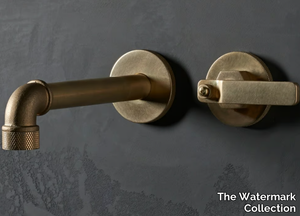 ELAN VITAL - 2 hole brass washbasin mixer _ The Watermark Collection