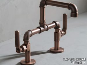 ELAN VITAL - 2 hole brass washbasin tap _ The Watermark Collection