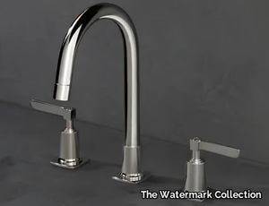 HIGHLINE - 3 hole countertop washbasin tap _ The Watermark Collection