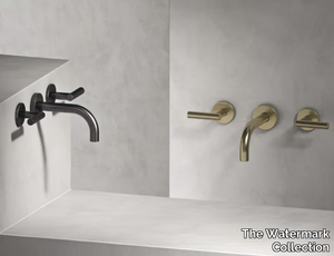 LOFT - 3 hole wall-mounted washbasin tap _ The Watermark Collection