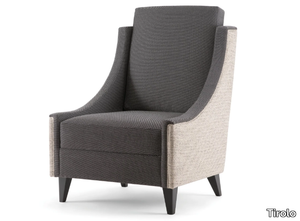 VICTORIA - Fabric armchair with armrests high-back _ Tirolo