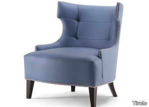 DEVON - Upholstered armchair with armrests _ Tirolo