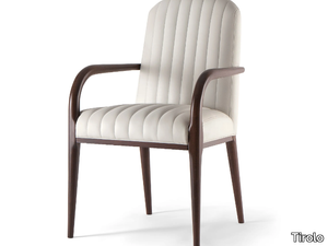 PARIGI - Upholstered chair with armrests _ Tirolo