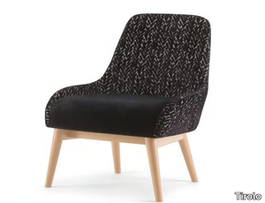 JO - Upholstered fabric easy chair _ Tirolo