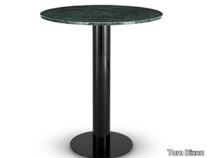 TUBE - Round marble high table _ Tom Dixon