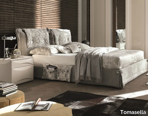 AMAMI - Upholstered fabric double bed _ Tomasella