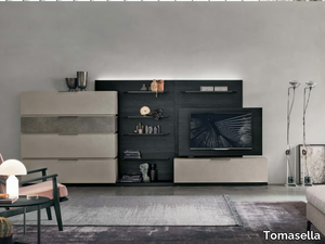 ATLANTE UNIT AT105 - Sectional storage wall _ Tomasella