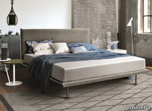 BRAVO - Upholstered fabric double bed _ Tomasella