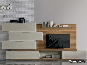 ATLANTE UNIT AT131 - Sectional storage wall _ Tomasella