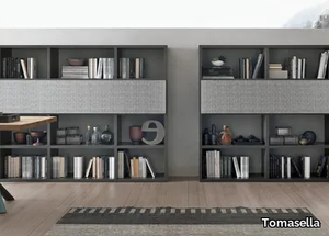 UNIT A119 - 120 - Sectional bookcase with secretary desk _ Tomasella