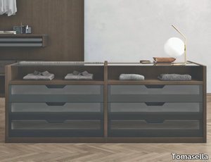 ISOLE ATTREZZATE - Wooden chest of drawers _ Tomasella