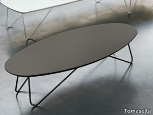 SENZATEMPO - Oval coffee table for living room _ Tomasella