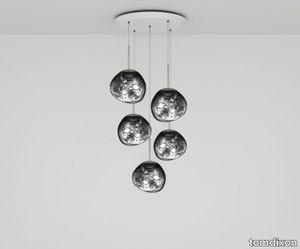 Melt Mini LED Chrome Round Pendant System