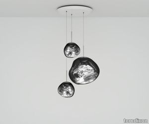 Melt LED Chrome Trio Round Pendant System