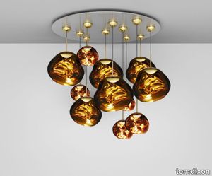 Melt LED Gold Mega Pendant System