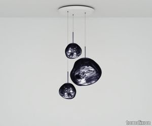 Melt LED Smoke Trio Round Pendant System