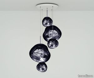 Melt LED Smoke Large Round Pendant System