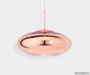 Copper LED Wide Pendant