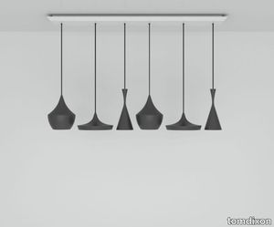 Beat LED Black Range Linear Pendant System