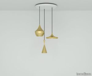 Beat LED Brass Trio Round Pendant System