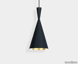 Beat LED Tall Pendant Black